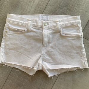 Current/Elliot cut-off denim shorts with side slits NWT